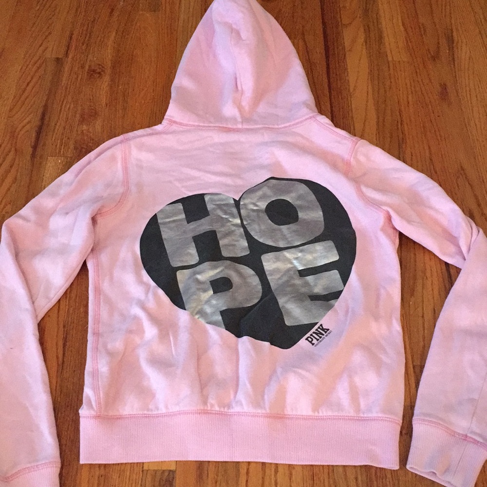 PINK zip-up sweatshirt